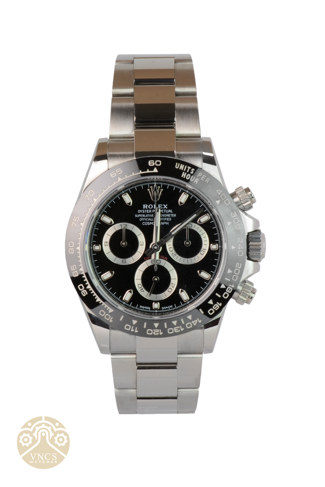 NEW Rolex Daytona 116500LN-0002 Oyster Bracelet 40mm Black Dial 2022+ Full Set