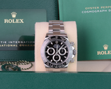 NEW Rolex Daytona 116500LN-0002 Oyster Bracelet 40mm Black Dial 2022+ Full Set