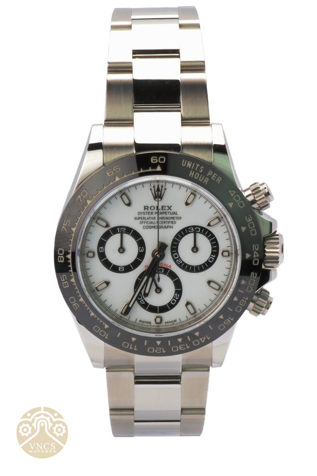 NEW Rolex Daytona 116500LN-0001 Panda Oyster 40mm White Dial  2022+ Full Set
