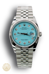 NEW Rolex Datejust-36mm-TiffanyAM-Dial-Jubilee-126234