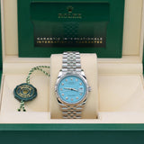 NEW Rolex Datejust-36mm-TiffanyAM-Dial-Jubilee-126234