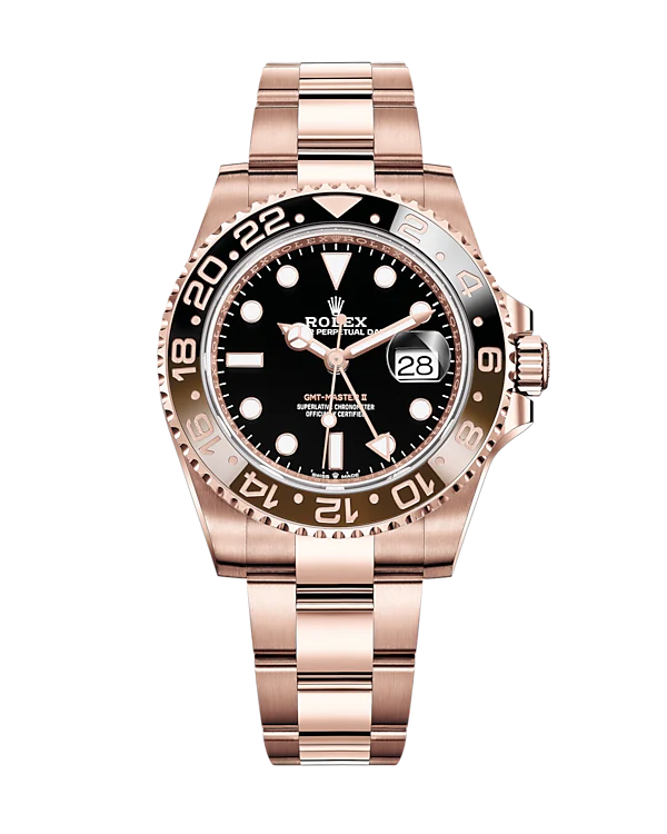 Rolex GMT-Master II Rose Gold 126715CHNR Rootbeer