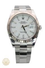 NEW Rolex Datejust-WhiteStick-Oyster-126334-003