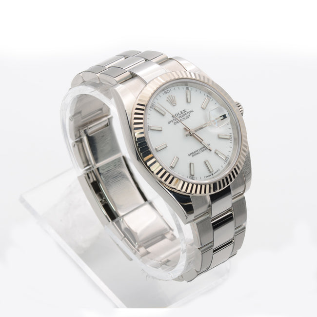 NEW Rolex Datejust-WhiteStick-Oyster-126334-003