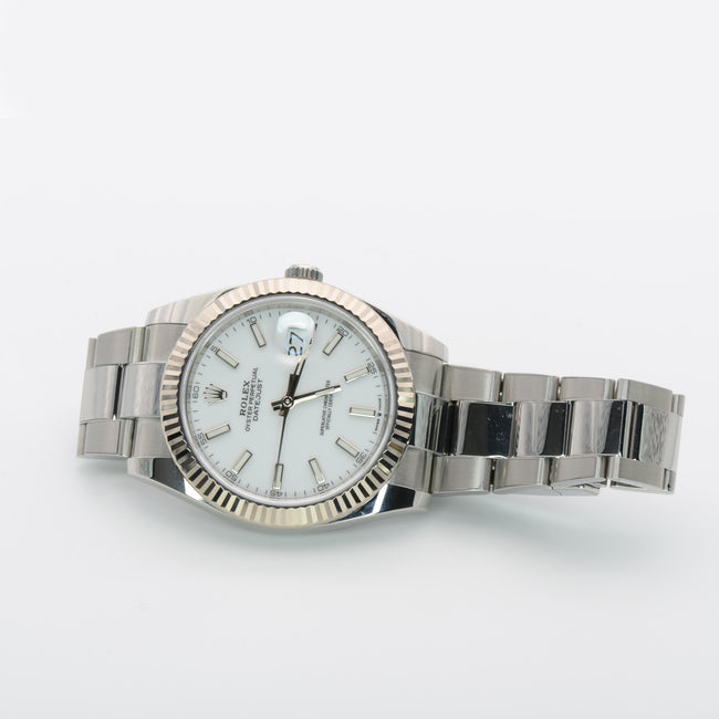 NEW Rolex Datejust-WhiteStick-Oyster-126334-003