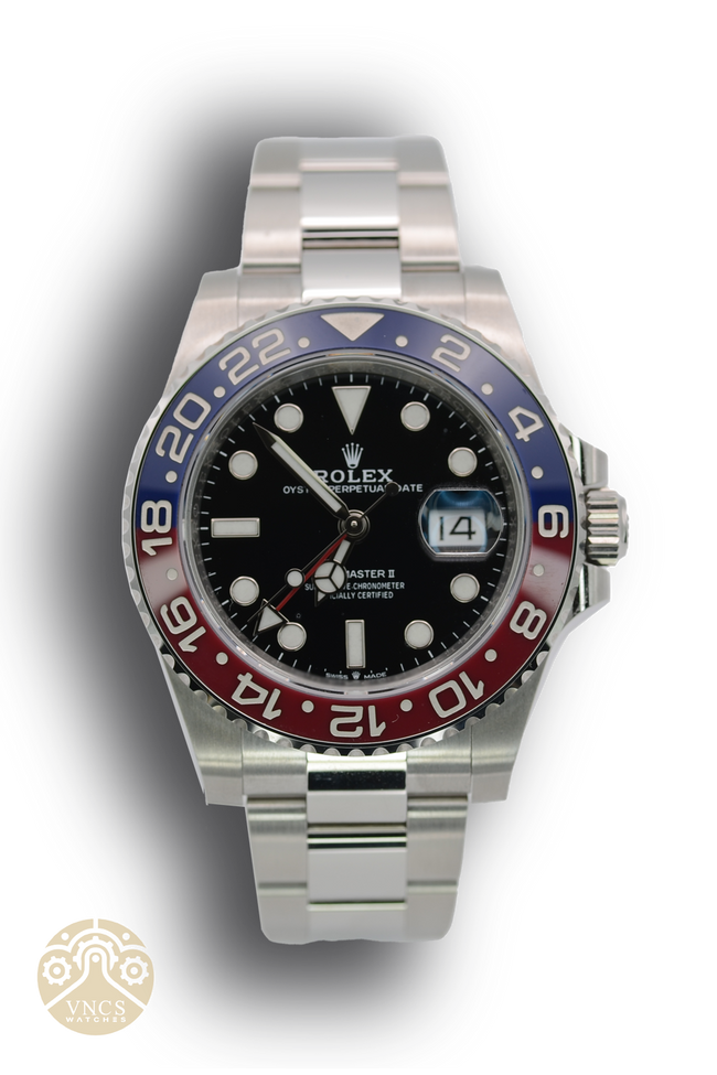 New Rolex GMT Master II 126710BLRO-0002 Pepsi 40mm Oyster Bracelet 2022+ Full Set