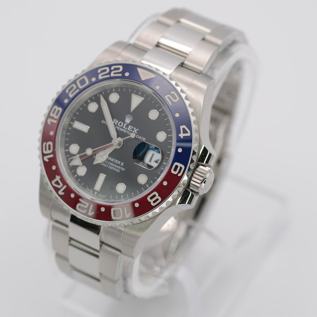 New Rolex GMT Master II 126710BLRO-0002 Pepsi 40mm Oyster Bracelet 2022+ Full Set