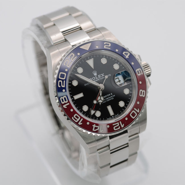 New Rolex GMT Master II 126710BLRO-0002 Pepsi 40mm Oyster Bracelet 2022+ Full Set