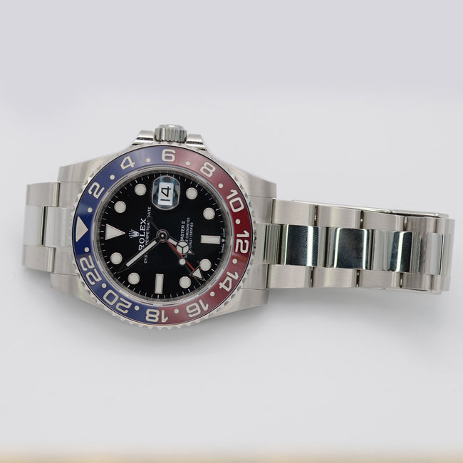New Rolex GMT Master II 126710BLRO-0002 Pepsi 40mm Oyster Bracelet 2022+ Full Set