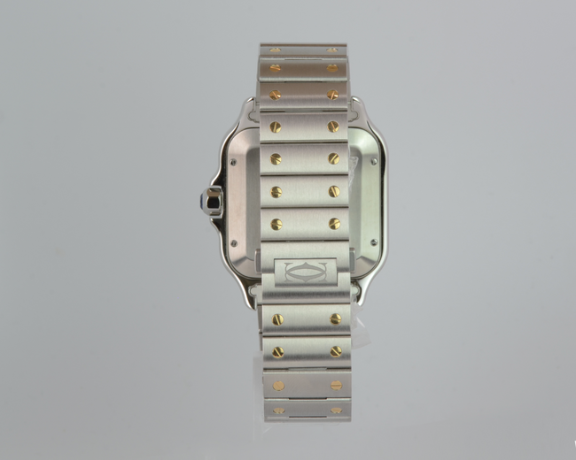 New Cartier Santos WSSA0030 White Dial Steel Bracelet 2023 Full Set