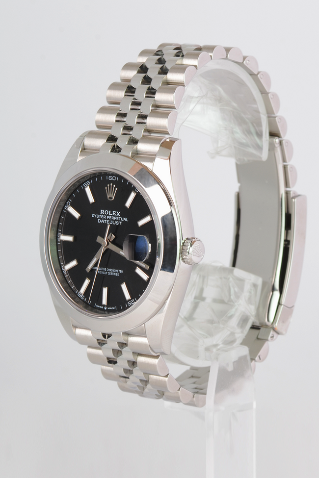 NEW Rolex Datejust 41mm 126300-0012 Black dial Jubilee 2022+ full set