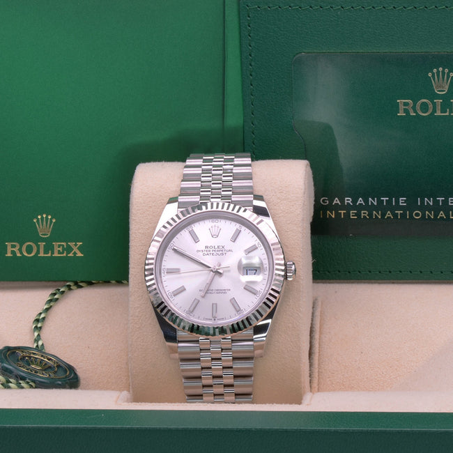 NEW Rolex Datejust 126334-0004 41mm Siver Dial 2022+ Full Set