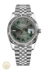 Rolex Datejust 36mm 126234-0045 Wimbledon Slate Dial Jubilee