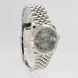Rolex Datejust 36mm 126234-0045 Wimbledon Slate Dial Jubilee