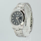 New Rolex Datejust 126300-0011 Oyster 41mm Black Dial 2022+ Full Set