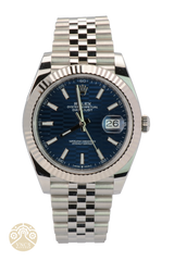 Rolex Datejust 126334-0032 Jubilee 41mm Blue Motif Dial 2022+ Full Set