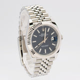 Rolex Datejust 126334-0032 Jubilee 41mm Blue Motif Dial 2022+ Full Set
