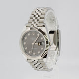 New Rolex Datejust 126334-0006 Jubilee 41mm Diamond Grey Dial 2022+ Full Set