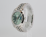 New Rolex Datejust 41 126300-0020 Green Dial Jubilee Bracelet 2022+ Full Set