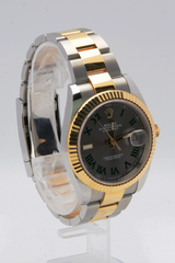 NEW Rolex Datejust 41 126333-0019 Wimbledon dial Oyster Two tone 2022+ full set