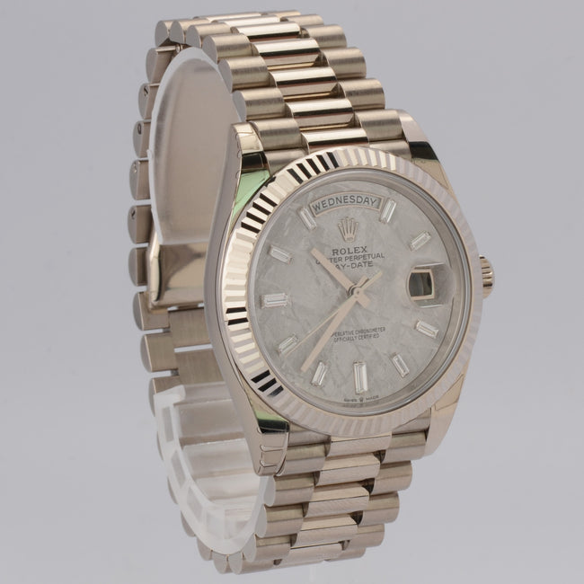 NEW Rolex Daydate40-Meteoritedial-228239-0055