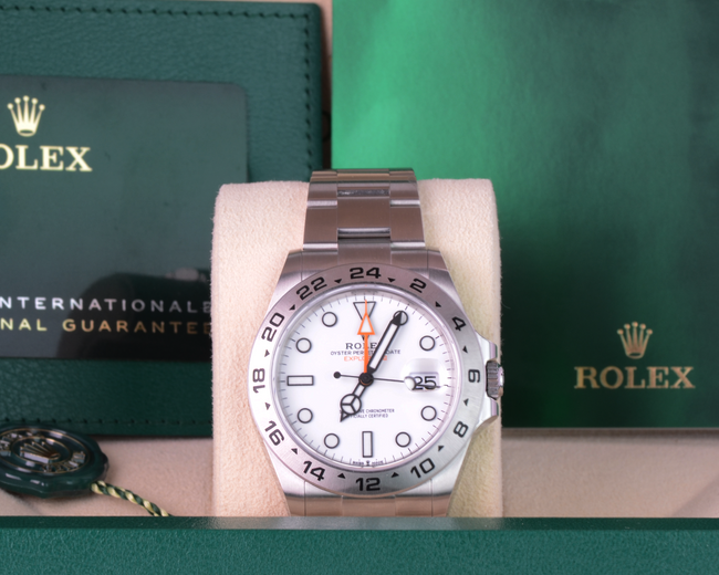NEW Rolex Explorer II 226570-0001 Polar 42mm White dial Oyster 2022+ full set