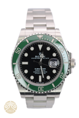 NEW Rolex Submariner 126610LV-0002 Kermit Black Dial Green Bezel 2022+ Full Set