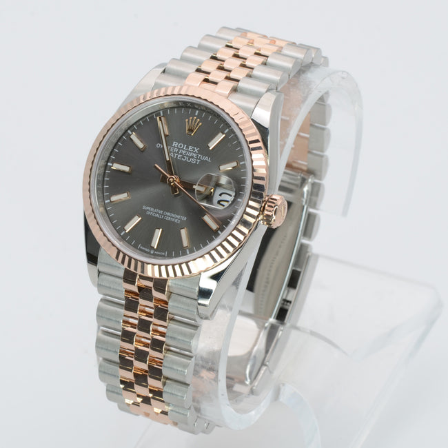 Rolex Datejust 126231-0013 36mm Rhodium Dial Two Tone 2021 Full Set