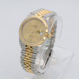 Rolex Datejust 126233-0015 Fluted Bezel 36mm Champagne Dial Two-Tone Full Set