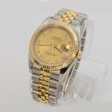 Rolex Datejust 116233 36mm, Champagne Dial, Roman Numerals,Two Tone, Jubilee Bracelet Mens Watch 2012