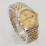 Rolex Datejust 116233 36mm, Champagne Dial, Roman Numerals,Two Tone, Jubilee Bracelet Mens Watch 2012