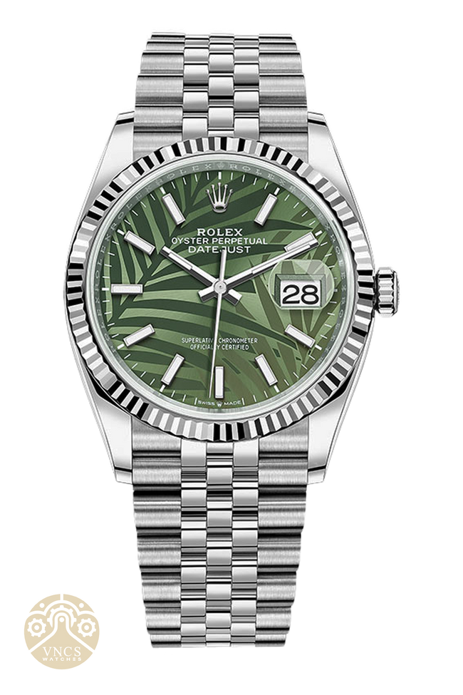 NEW Rolex Datejust-PalmGreen-Jubilee-126234-0047