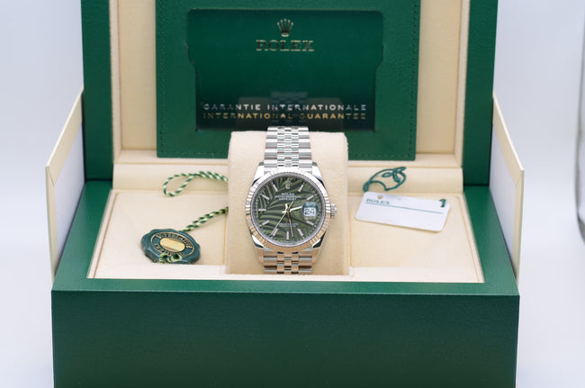 NEW Rolex Datejust-PalmGreen-Jubilee-126234-0047