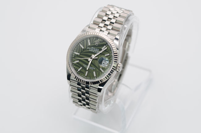 NEW Rolex Datejust-PalmGreen-Jubilee-126234-0047
