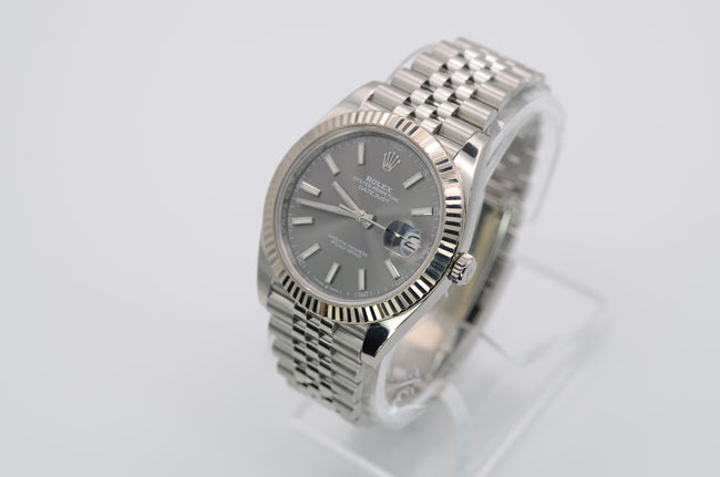 NEW Rolex Datejust-Rhodium-Jubilee-126334-0013