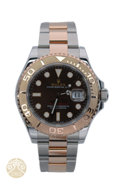 New Rolex Yacht Master 40mm Everose gold Oyster Chocolate Dial 2022+ full set