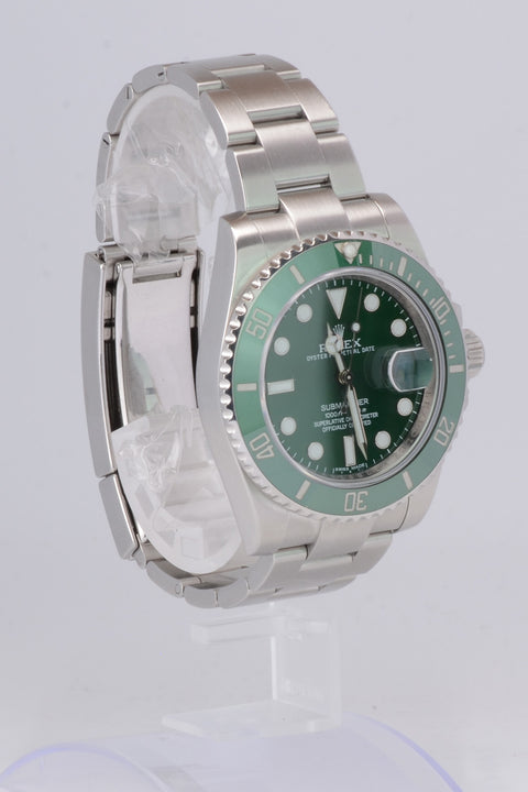 Rolex Submariner Date 116610LV Green Dial Hulk