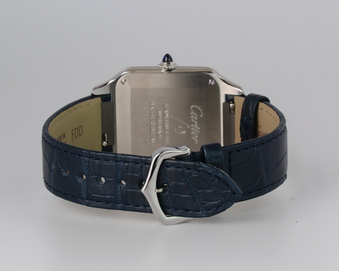 NEW-Cartier-Dumont-SilverDial-Blue-WSSA0022 2023 Full Set