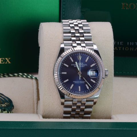 Rolex Datejust 36mm 126234-0017 BlueStick Jubilee