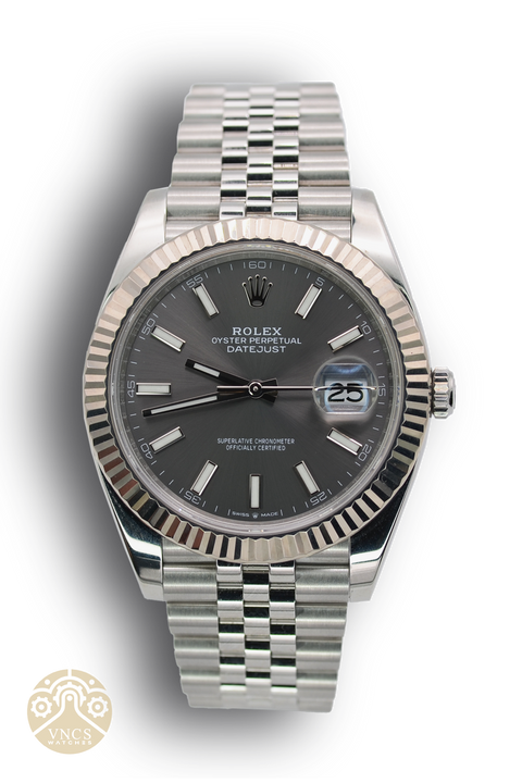 NEW Rolex Datejust-Rhodium-Jubilee-126334-0013