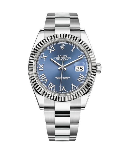 Rolex Datejust Blue Roman Oyster 126334